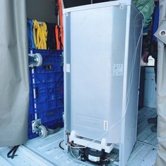 【商談中】【市内近郊無料配達設置可能】美品　シャープ 137L 2ドア冷蔵庫SHARP SJ-D14A-Wの画像