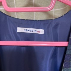 草津保育園の制服　ジャクエツスカート120cmの画像