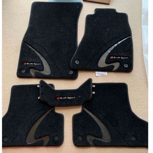 新品　アウディ純正S6/A6/RS 6 プレミアムスポーツフロアマット　 Audi