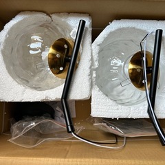 未使用 壁付け照明器具 2個セット