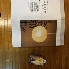 　ニトリ 
和紙ペンダントライト＋LED電球 の画像