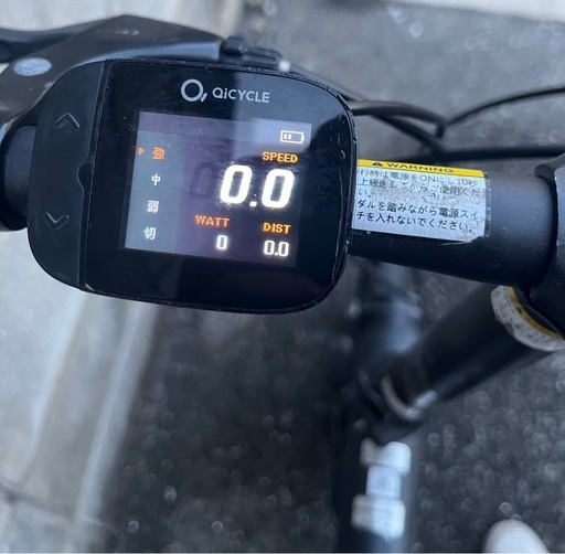 美品 QICYCLE EF－1 PRO アルミニウム 電動アシスト自転車 黒 自転車