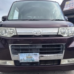 安心の低走行！実走行5万キロ ダイハツ タントカスタムXリミテッド★総額17.8万円★車検2年付 機関良好！スマキー ナビ ワンセグTV 片側パワスラ 修復歴なし！の画像
