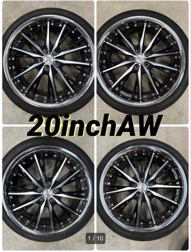 【値下げ】¥196,000品‼️20インチ社外アルミホイール&夏タイヤ付