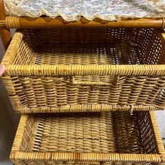 藤チェスト 5段の画像