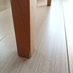 無印良品　ダイニングテーブルセット(エクステンション式テーブル)　の画像