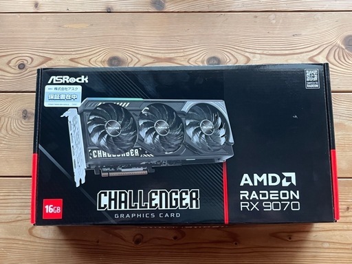 PCパーツ ASRock Radeon RX 9070 CHALLENGER D 16GB