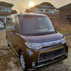 タントカスタム L375後期 車検２年付き パワスラ バックカメラ ワンセグナビ オートローン可 総額19.8万円の画像