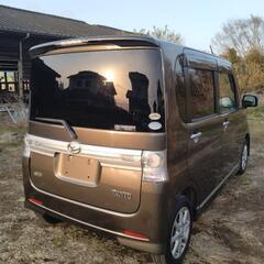 タントカスタム L375後期 車検２年付き パワスラ バックカメラ ワンセグナビ オートローン可 総額19.8万円の画像