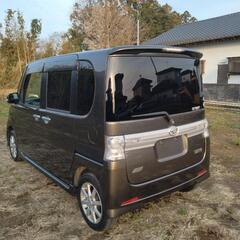 タントカスタム L375後期 車検２年付き パワスラ バックカメラ ワンセグナビ オートローン可 総額19.8万円の画像