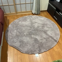直径160センチの円形ラグマット