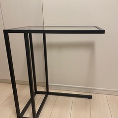 IKEA イケア サイドテーブル VITTSJÖ ヴィットショー ブラックの画像