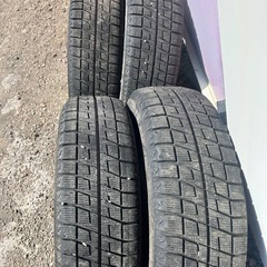 155 65 13 スタッドレス てっちん スチール 純正 ホイール 現状 MAZDA マツダ キャロルの画像
