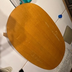 無印良品　楕円　ローテーブル　こたつ　