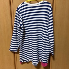 薄手トレーナーワンピ　130サイズの画像