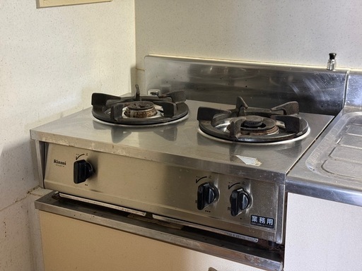 リンナイ 業務用 クロワッサンと同タイプのコンロ（都市ガス) リンナイ