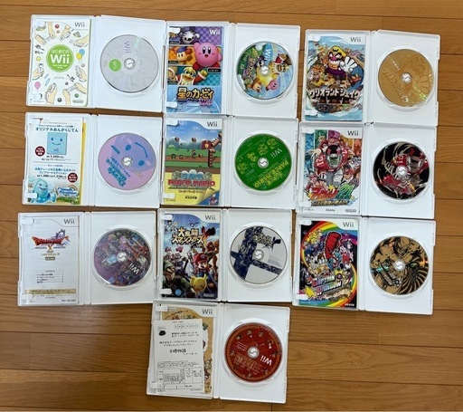 Wii本体ソフトまとめ売り Wii - Wii ソフトまとめ売り16本セットの通販 by