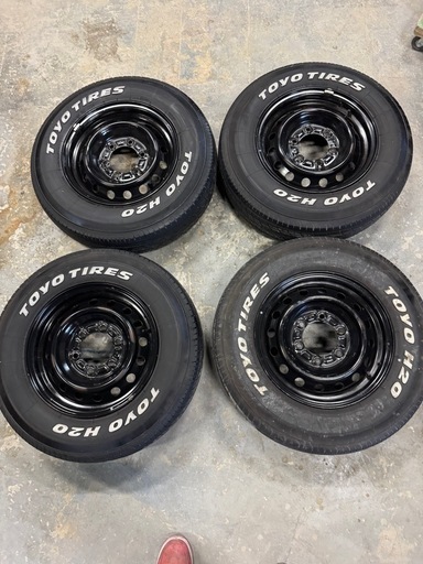 ハイエース200 195/80R15 ホワイトレター