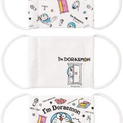 36枚(12袋×３枚入)　子供用　ガーゼマスク　綿　ドラえもんの画像