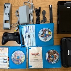 任天堂 Wii U 本体 ソフト3つの画像