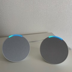 Echo Pop アレクサ内蔵スマートスピーカー（グレイシャーホ...