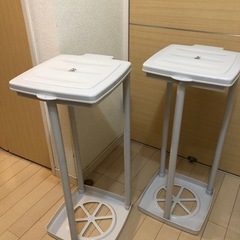 ビニール袋をかけられるゴミ箱　2セット