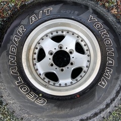 ヨコハマ ジオランダーAT   31x10.5R15ホイール付き