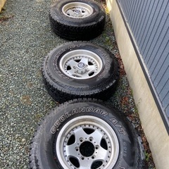 ヨコハマ ジオランダーAT   31x10.5R15ホイール付きの画像