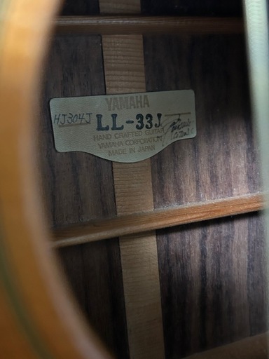 YAMAHA LL33J アコースティックギター