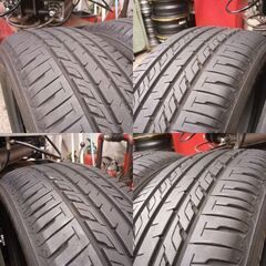 作業可能 程度良好 205/55R16 2022年 ﾌﾞﾘﾁﾞｽﾄﾝ製造 ｾｲﾊﾞｰﾘﾝｸﾞ 夏ﾀｲﾔ 2本の画像