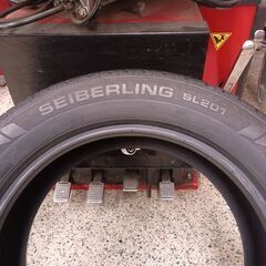 作業可能 程度良好 205/55R16 2022年 ﾌﾞﾘﾁﾞｽﾄﾝ製造 ｾｲﾊﾞｰﾘﾝｸﾞ 夏ﾀｲﾔ 2本の画像