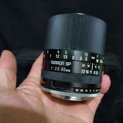 優良品　初号機　TAMRON SP 90mm F2.5 MACRO 52B 希少なpentax kマウントの画像