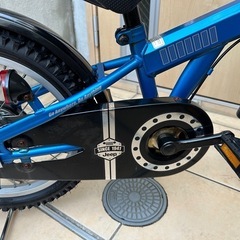 【お話中】子供用自転車 16インチ 補助輪とヘルメット付の画像