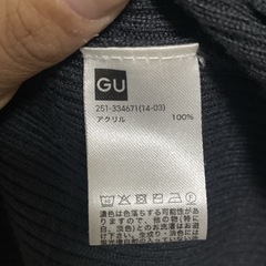 GUのリブタートルネックです☺️の画像