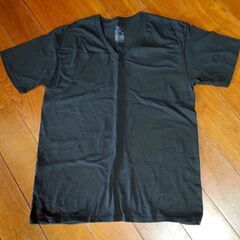 Hanes ヘインズ 2P Pack T-Shirt（2枚入りパック VネックTシャツ）アメカジ アメリカンスタイル 黒Tシャツの画像