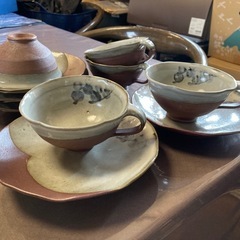 立杭焼（丹波焼）の紅茶セ5セット
