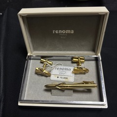 renoma PARIS タイピン　カフスセットの画像