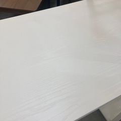 【kj106】美品　人気 ニトリ システムデスク 収納ラック一体型 ホワイト パソコンデスク 勉強机 テレワーク 組立完成品 自宅ワーク 　検)一人暮らし　ファミリー　冷蔵庫　洗濯機　オフィス　事務　テーブル　ラック　収納　家具　ソファ ダイニング 食器棚 キッチン kj106】美品人気 ニトリ システムデスク 収納ラック一体型 ホワイト