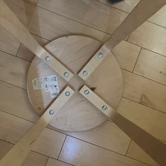 IKEA木製スツールの画像