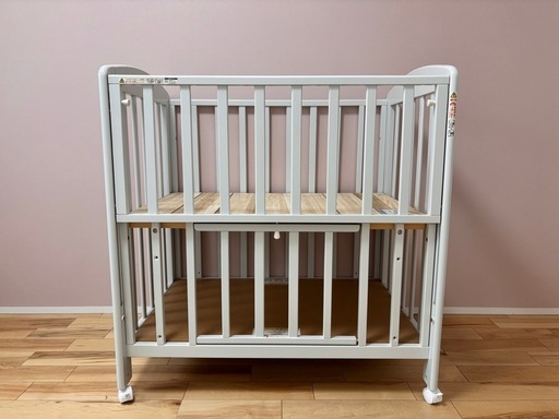 KATOJI ベビーベッドミニ　グレー　美品　取説付