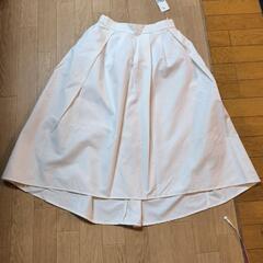 新品　GUスカート　白