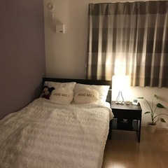 値下げも可能です、相談してくださいセミダブルベット、マットレス、サイドボード