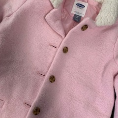 キッズ　ピンクコートの画像