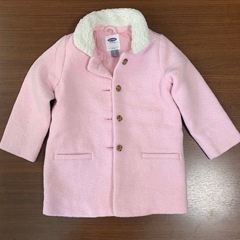 キッズ　ピンクコート