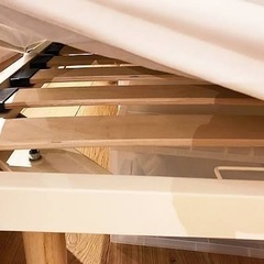 4/18まで　フレームのみ　無印良品　脚付マットレス　ポケットコイル　の画像