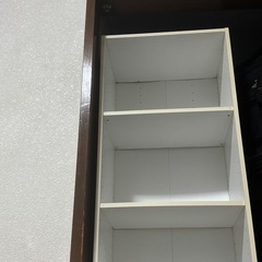 収納家具 カラーボックス 棚 白の画像