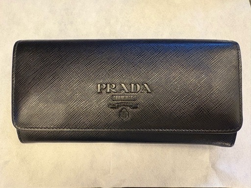 ★美品★PRADA サフィアーノ　シャイン　長財布　レザー　ギャランティカード有