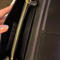 ★美品★PRADA サフィアーノ　シャイン　長財布　レザー　ギャランティカード有の画像