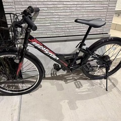 マウンテンバイク　中古　ブラック引き取りのみ配送不可です マウンテンバイク 中古 ブラック引き取りのみ配送不可です