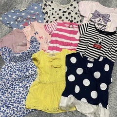 子供服　100 春夏　女の子　キッズ　保育園着の画像